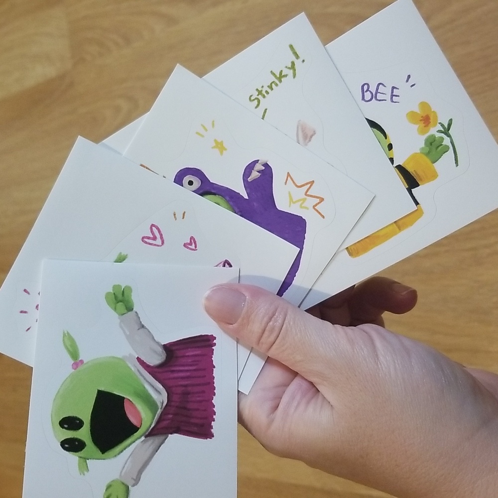 Nanalan stickers 5 pack NWT
